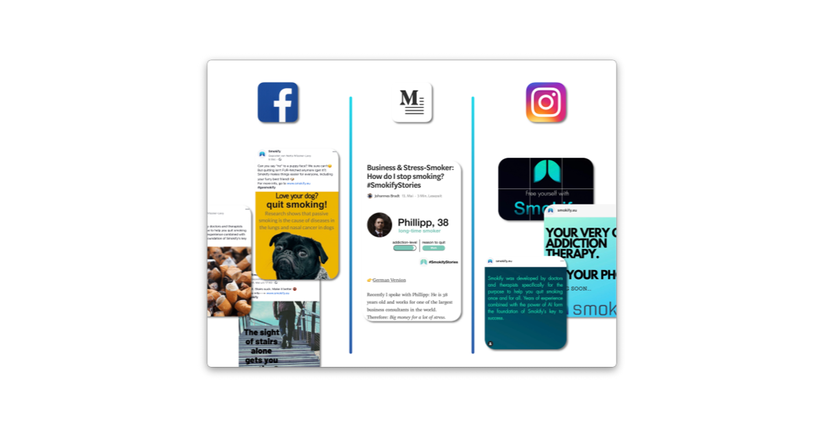 Example Posts from Smokify Social-Media