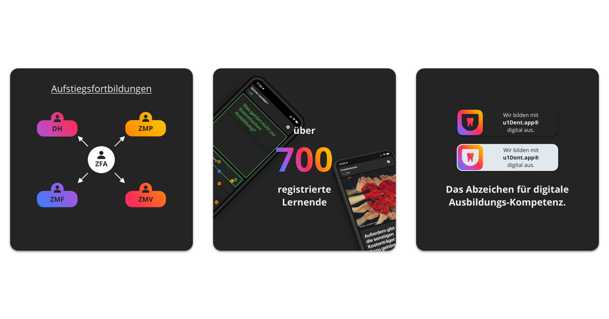 Example Posts from u1Dent.app Social-Media